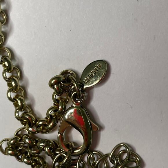 Chico's long necklace gold tone y-drop y drop signed costume jewelry - Picture 5 of 13